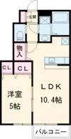 リベルテ栗生の間取り画像