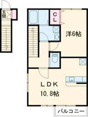 リベルテ栗生の間取り画像