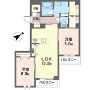 エターナル高松の間取り画像