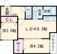 サニーガーデン廿日市の間取り画像