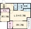サニーガーデン廿日市の間取り画像