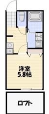 Likes飯山満町B棟の間取り画像