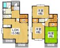 金井一戸建住宅の間取り画像