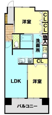 アルファライフ宇部中央町の間取り画像