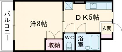 マンションリーフⅠの間取り画像