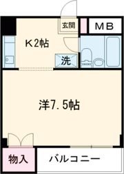 ジュネス船場の間取り画像