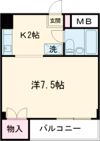 ジュネス船場の間取り画像