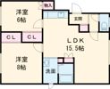 グランド白樺の間取り画像