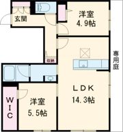 シャーメゾン壺川の間取り画像