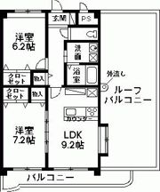 マンションディアコートの間取り画像