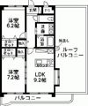 マンションディアコートの間取り画像