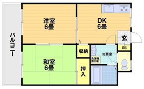 ハイツウインズの間取り画像