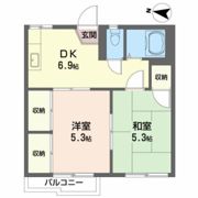 ハニーハイツ Cの間取り画像