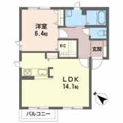 シャーメゾンさくら Aの間取り画像