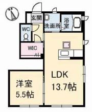 クレセオセブン A棟の間取り画像