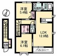 ヴィラ エスペランス Ⅱの間取り画像