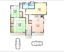 別府市鉄輪1229－1貸家の間取り画像