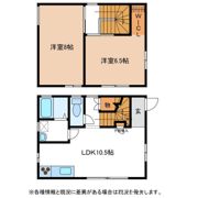 御嵩町古屋敷戸建賃貸の間取り画像