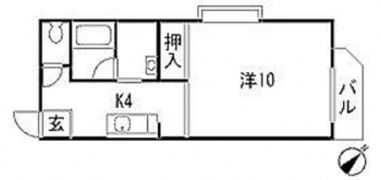クレールIWAIの間取り画像