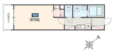 MELDIA鷲宮の間取り画像