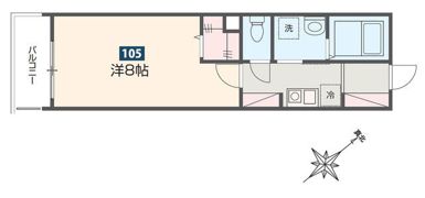 MELDIA鷲宮の間取り画像