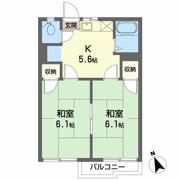 嶋田ハイツの間取り画像