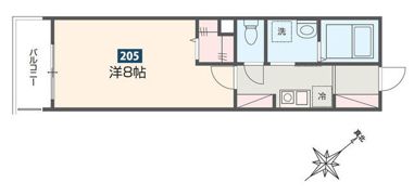 MELDIA鷲宮の間取り画像