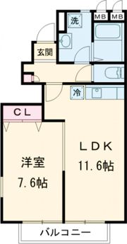 アスピリア ルミエールの間取り画像
