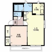 雪月花Bの間取り画像