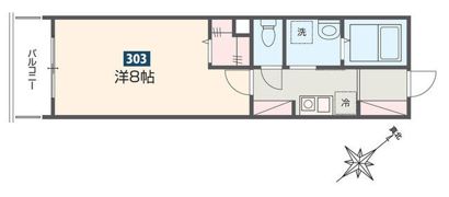 MELDIA鷲宮の間取り画像