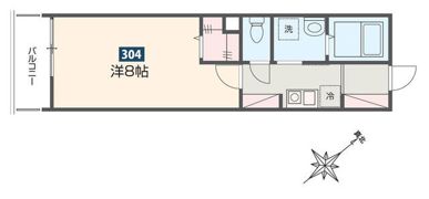 MELDIA鷲宮の間取り画像