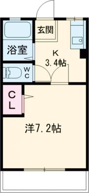 シティハイム平草伍番館の間取り画像