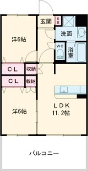 リヴィエールⅠの間取り画像