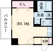 サテンドール黒髪の間取り画像
