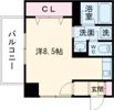 サテンドール黒髪の間取り画像