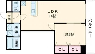 大蔵浅田ビルの間取り画像