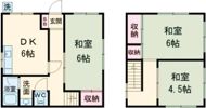 鴨川2丁目岩本戸建の間取り画像
