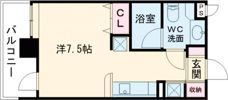 レジディア熊本辛島の間取り画像