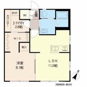 高田杜ハイツ A棟の間取り画像