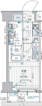 GENOVIA西横浜の間取り画像