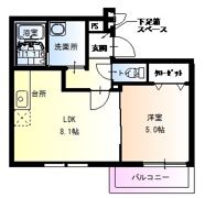 フジパレス諏訪ノ森Ⅰ番館の間取り画像