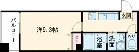 レクラン七道の間取り画像