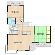 ｳﾞｪﾙﾃﾞ2の間取り画像