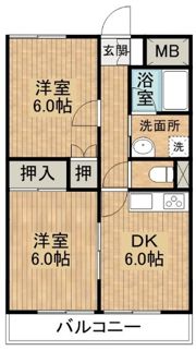 クレオコットの間取り画像