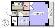 プレステージ天神前の間取り画像