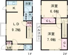 タウンコート・ルピナスの間取り画像