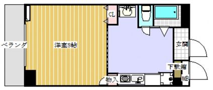 ラポール小町の間取り画像