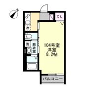 ベイルームグロース桜ヶ丘の間取り画像