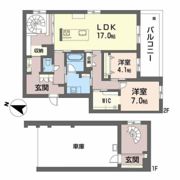 Elena大江の間取り画像