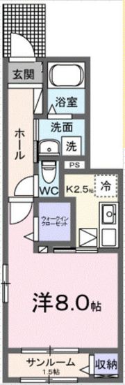 ル シエル Ⅰの間取り画像